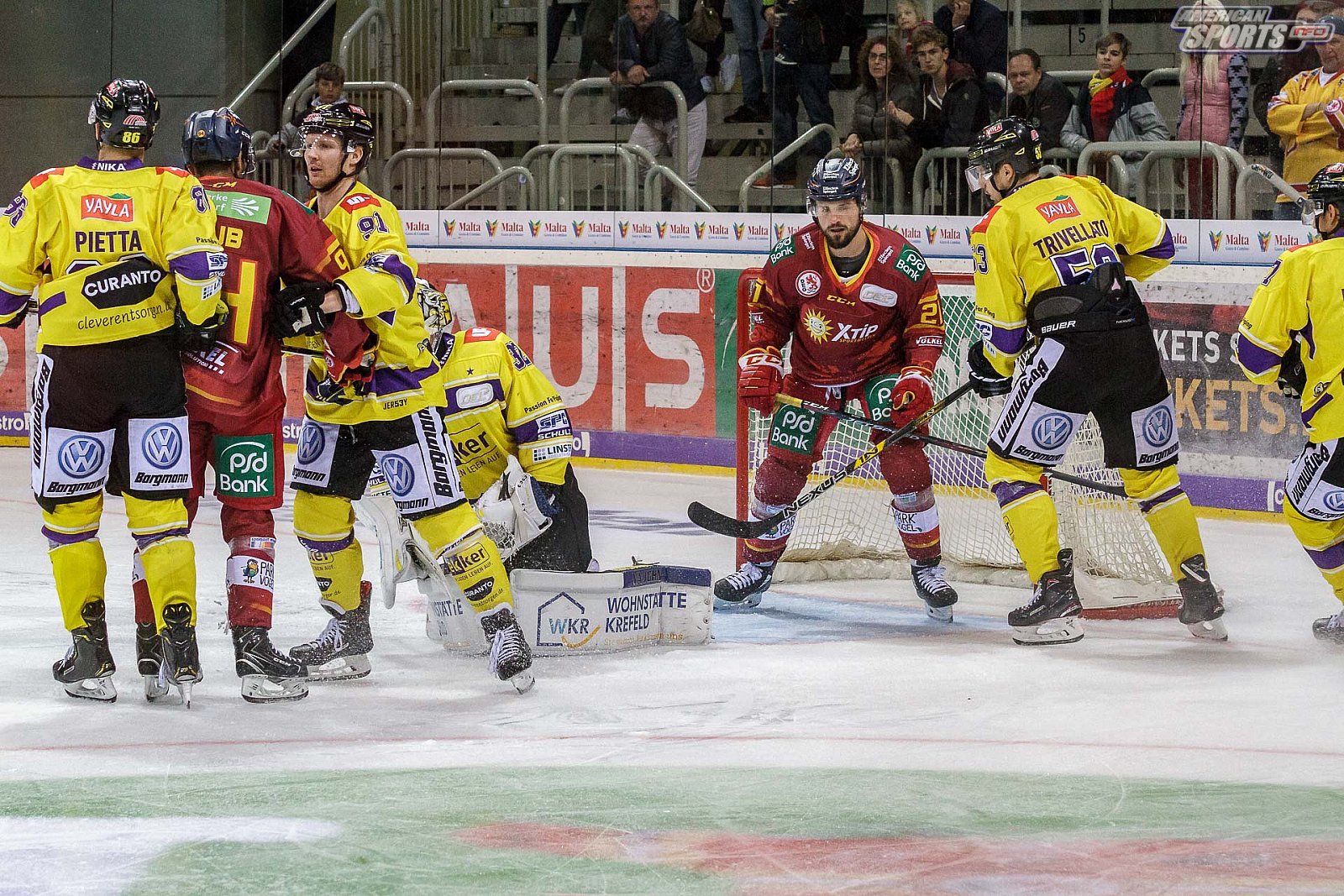 DEL: Düsseldorfer EG vs Krefeld Pinguine 3:4 OT 02.10.2018