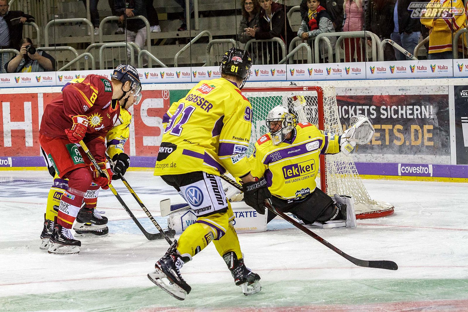 DEL: Düsseldorfer EG vs Krefeld Pinguine 3:4 OT 02.10.2018