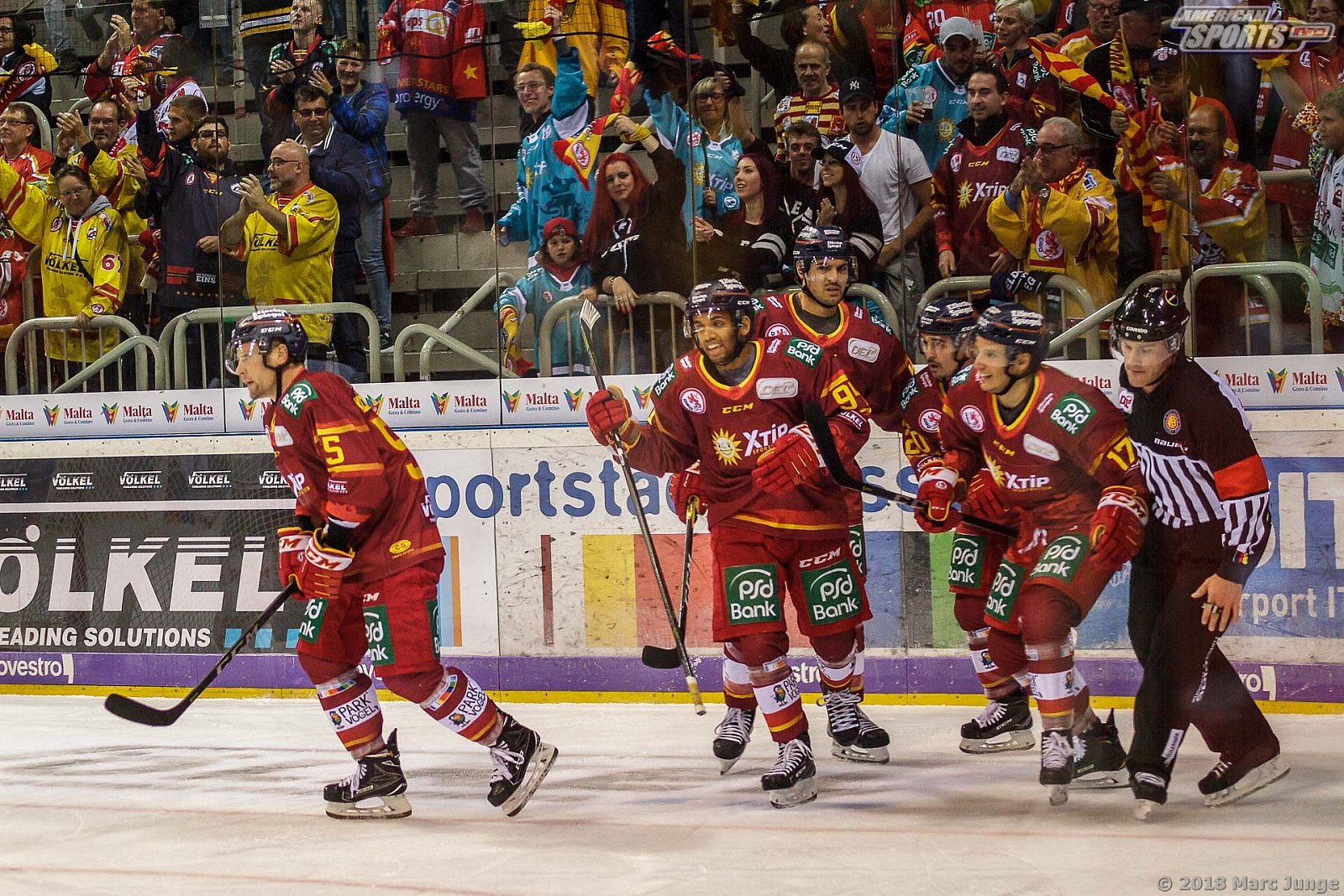 DEL Düsseldorfer EG vs Thomas Sabo Icetigers Nürnberg 4:3 OT