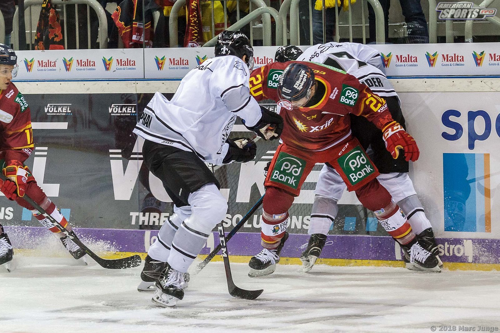 DEL Düsseldorfer EG vs Thomas Sabo Icetigers Nürnberg 4:3 OT
