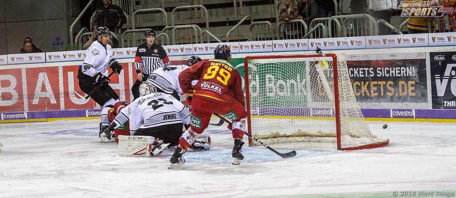 DEL Düsseldorfer EG vs Thomas Sabo Icetigers Nürnberg 4:3 OT