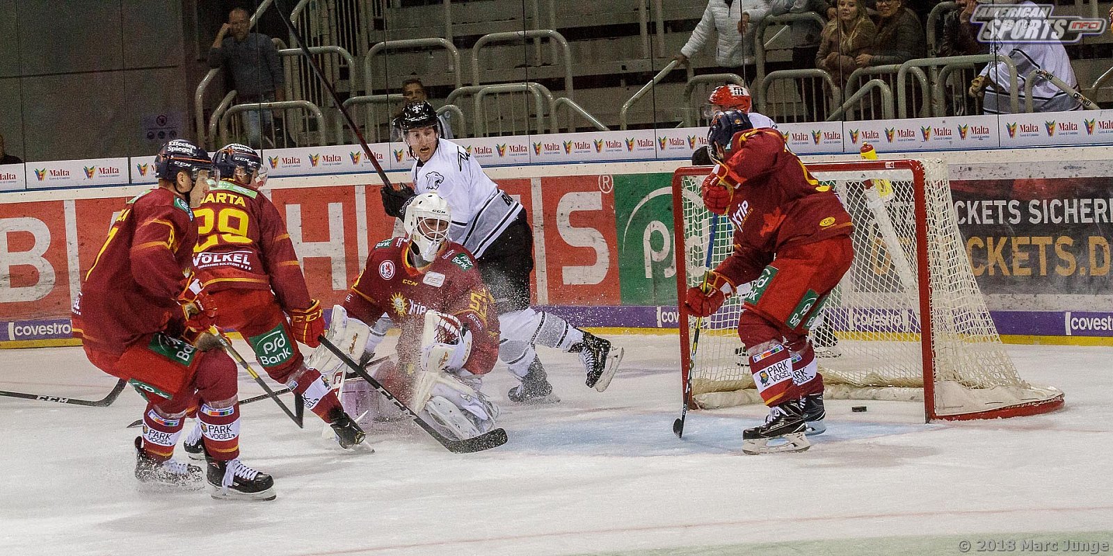 DEL Düsseldorfer EG vs Thomas Sabo Icetigers Nürnberg 4:3 OT