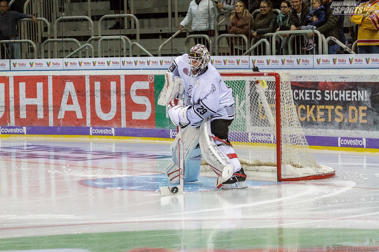DEL Düsseldorfer EG vs Thomas Sabo Icetigers Nürnberg 4:3 OT
