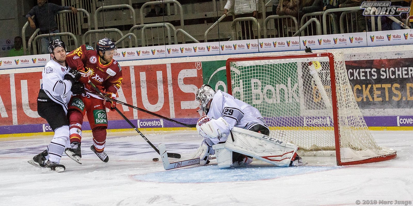 DEL Düsseldorfer EG vs Thomas Sabo Icetigers Nürnberg 4:3 OT