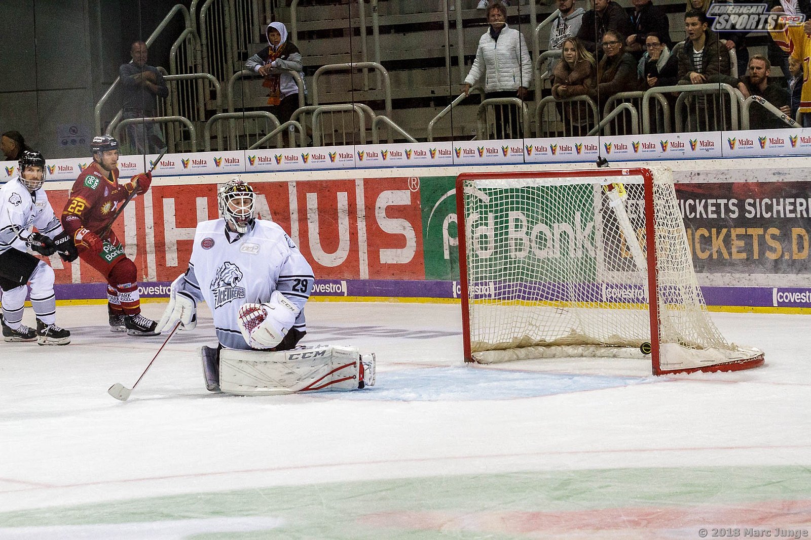 DEL Düsseldorfer EG vs Thomas Sabo Icetigers Nürnberg 4:3 OT