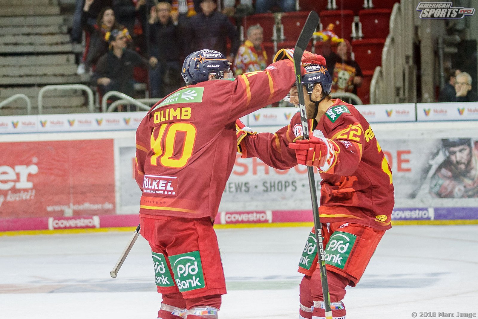 DEL Düsseldorfer EG vs Thomas Sabo Icetigers Nürnberg 4:3 OT