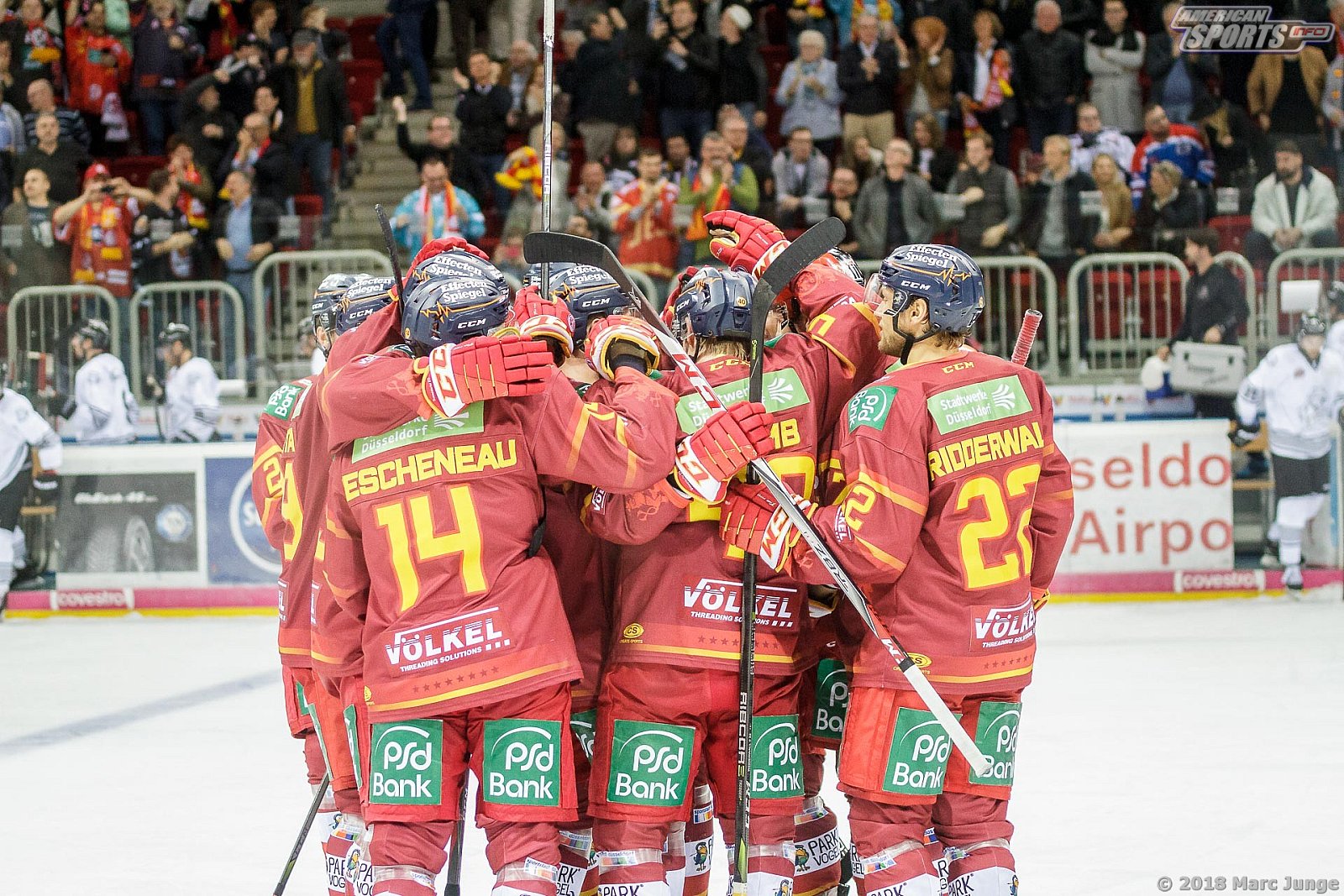 DEL Düsseldorfer EG vs Thomas Sabo Icetigers Nürnberg 4:3 OT