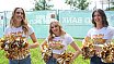 ELF: Die Cheerleader beim Spiel Rhein Fire vs Munich Ravens am 09.07.2023