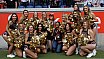 Die Cheerleader beim Spiel Rhein Fire vs Cologne Centurions am 23.07.2023