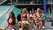 ELF: Die Pyromaniacs Cheerleader beim Heimspiel von Rhein Fire gegen die Hamburg Seadevils am  13.08.2023