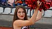 Die Cheerleader beim NRW Derby der Düsseldorf Panther gegen die Cologne Crocodiles am 07.09.2019