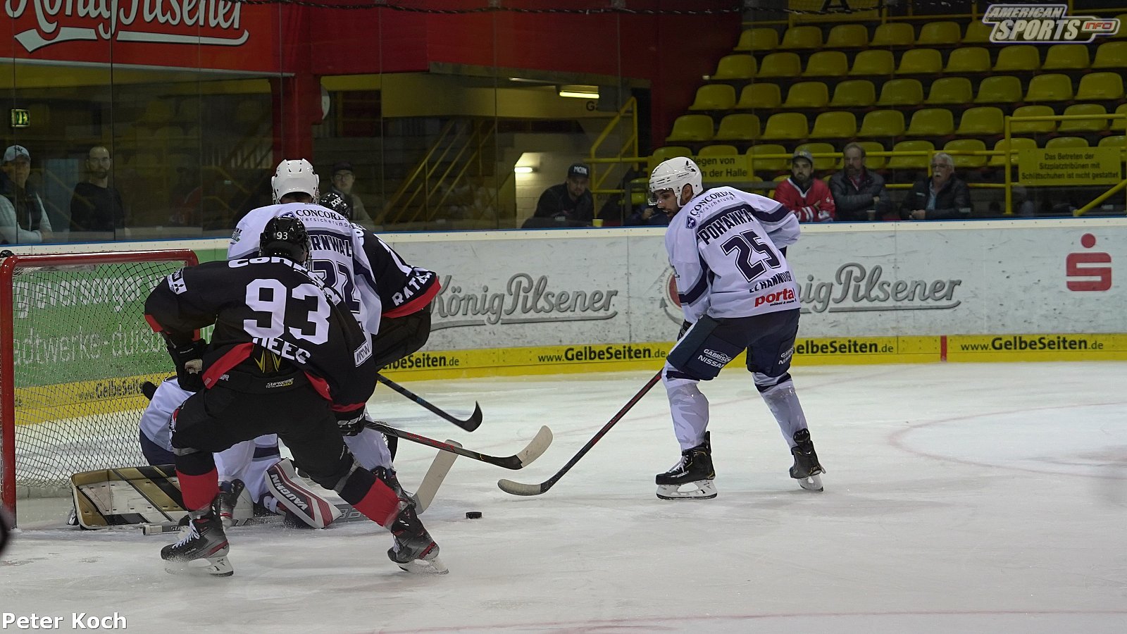Oberliga Nord: EV Füchse Duisburg vs Hannover Indians-1:3 0-1 22.09.2019