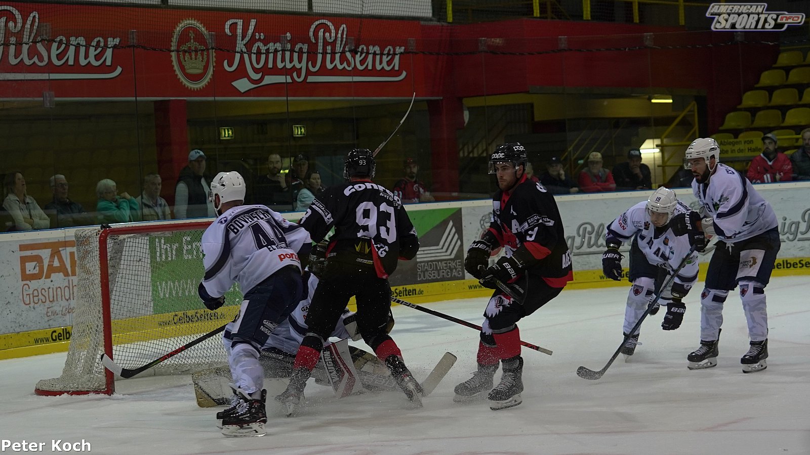 Oberliga Nord: EV Füchse Duisburg vs Hannover Indians-1:3 0-1 22.09.2019