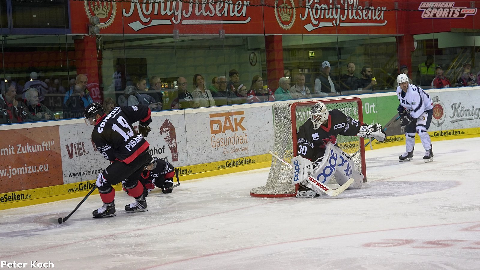 Oberliga Nord: EV Füchse Duisburg vs Hannover Indians-1:3 0-1 22.09.2019