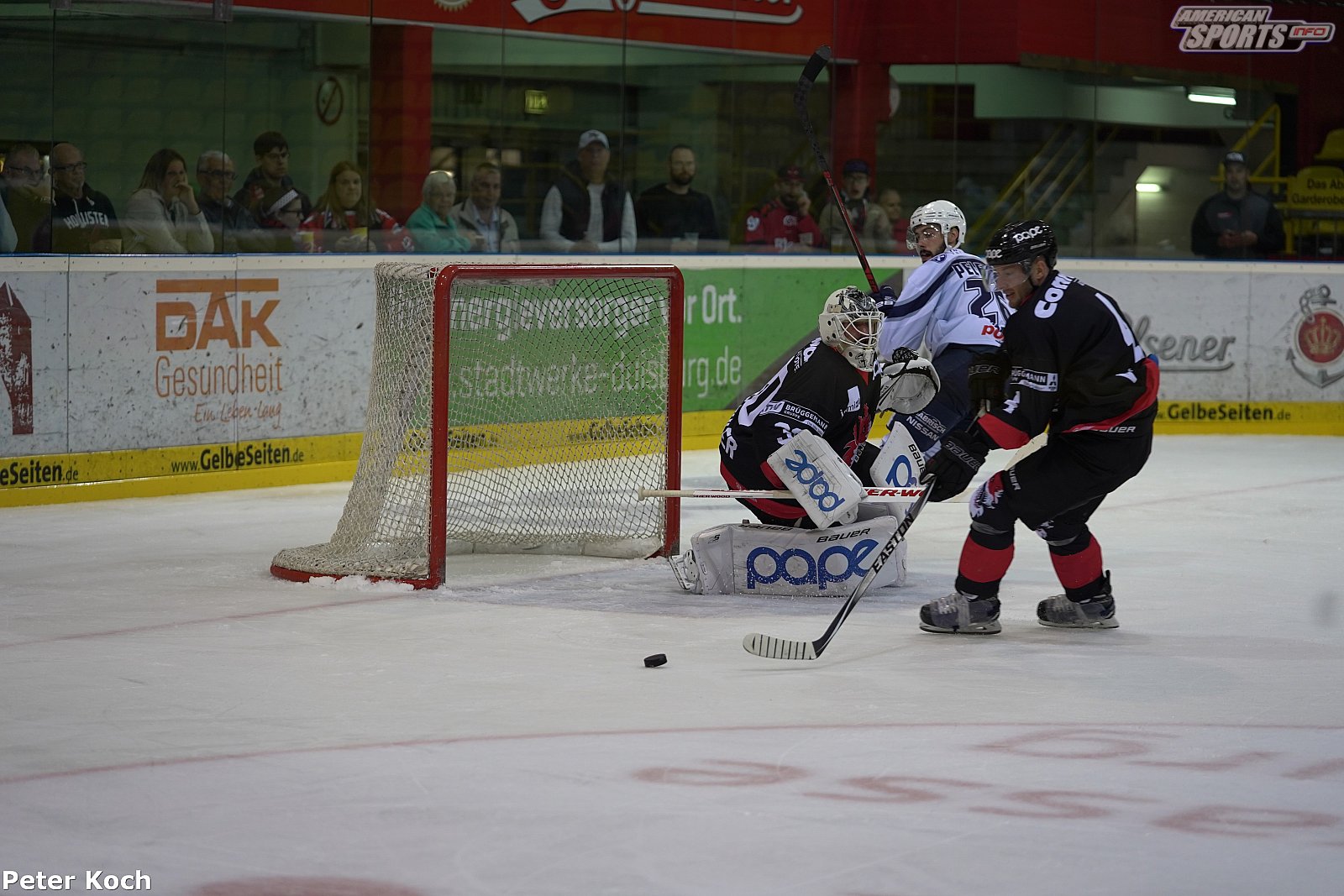 Oberliga Nord: EV Füchse Duisburg vs Hannover Indians-1:3 0-1 22.09.2019