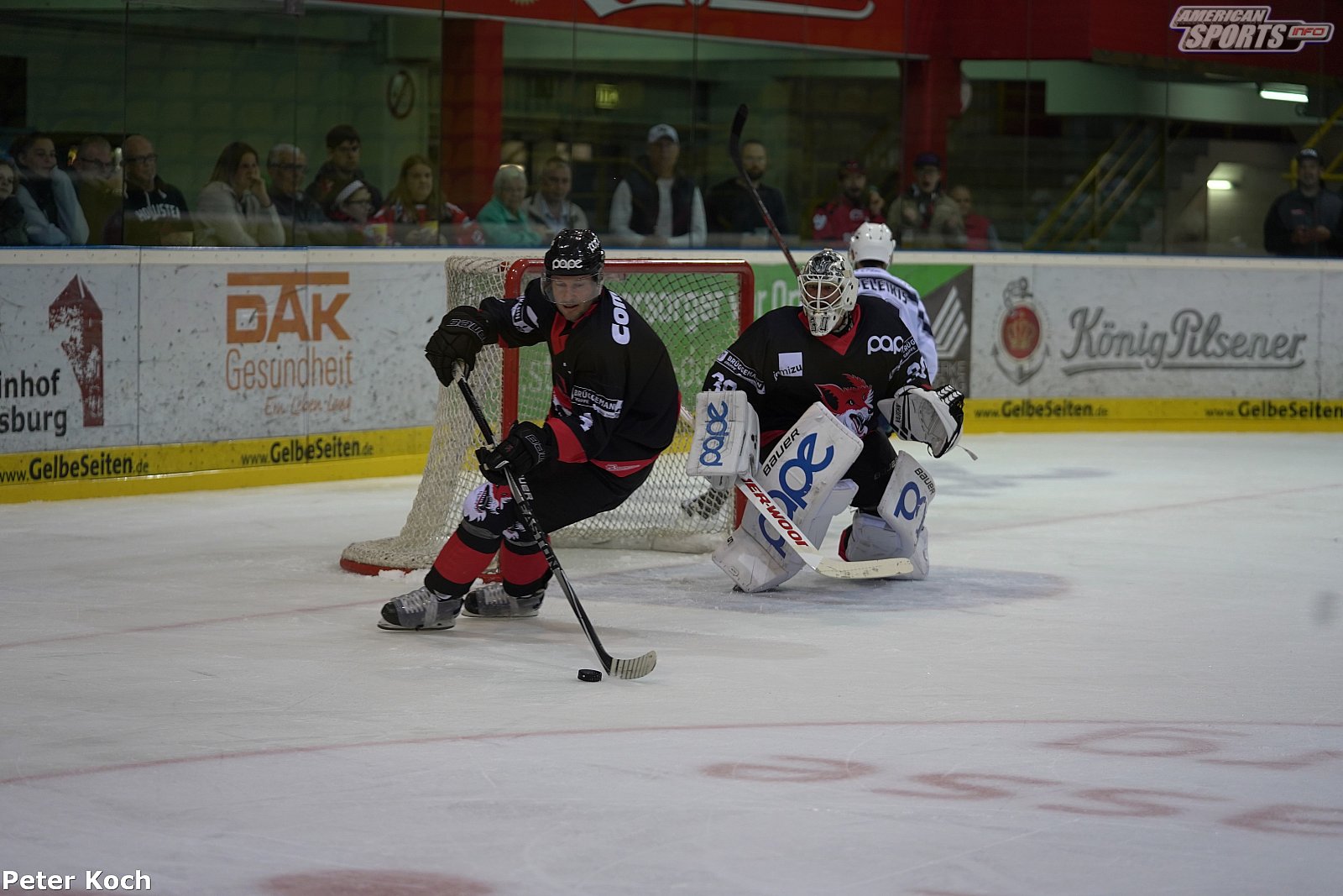 Oberliga Nord: EV Füchse Duisburg vs Hannover Indians-1:3 0-1 22.09.2019