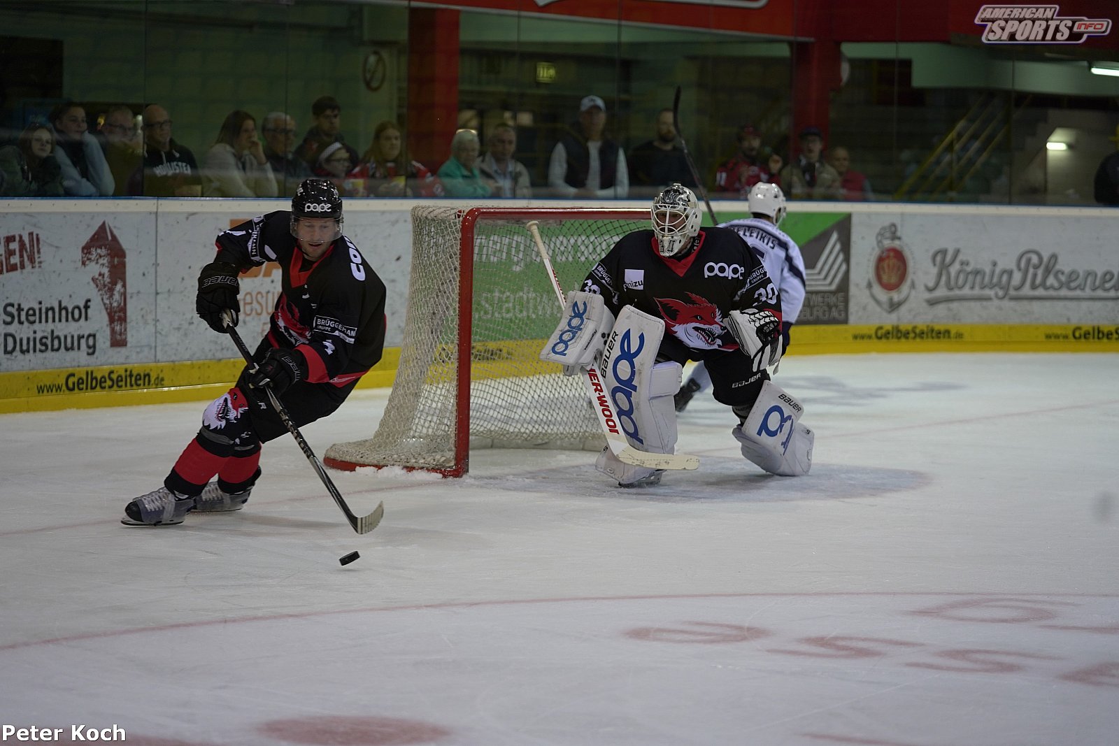Oberliga Nord: EV Füchse Duisburg vs Hannover Indians-1:3 0-1 22.09.2019