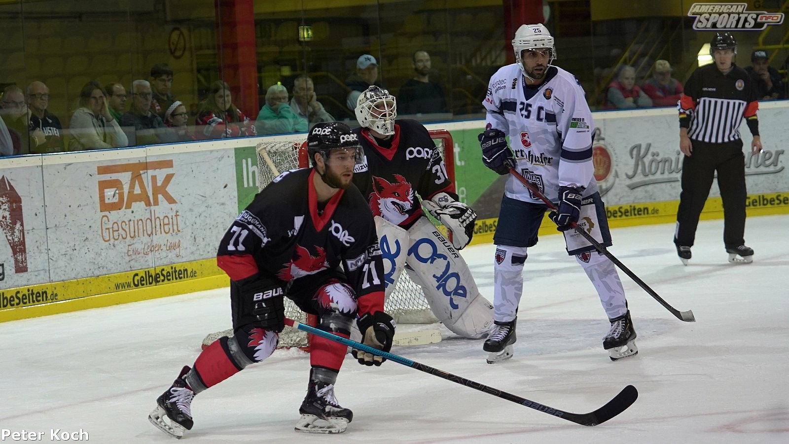 Oberliga Nord: EV Füchse Duisburg vs Hannover Indians-1:3 0-1 22.09.2019