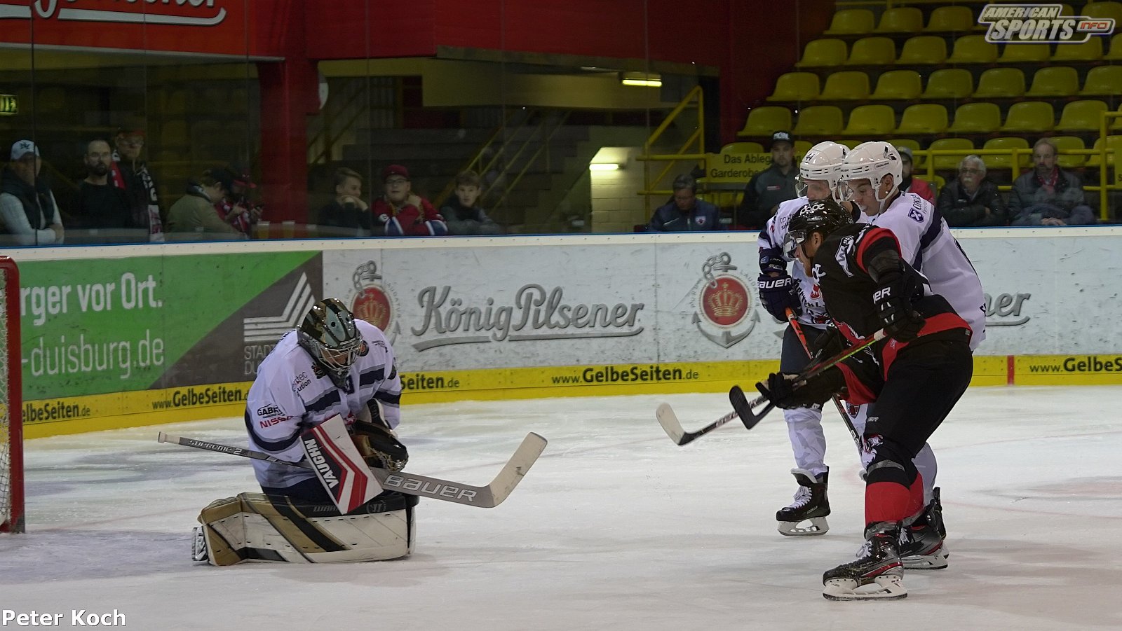 Oberliga Nord: EV Füchse Duisburg vs Hannover Indians-1:3 0-1 22.09.2019