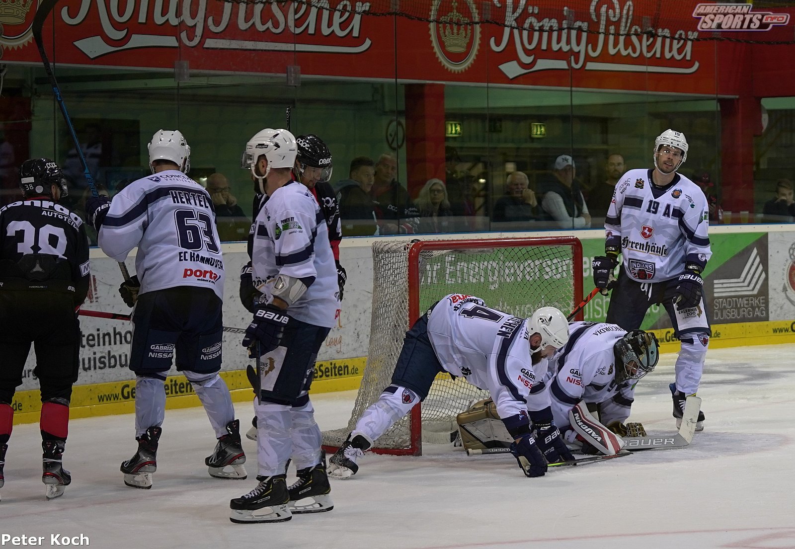 Oberliga Nord: EV Füchse Duisburg vs Hannover Indians-1:3 0-1 22.09.2019