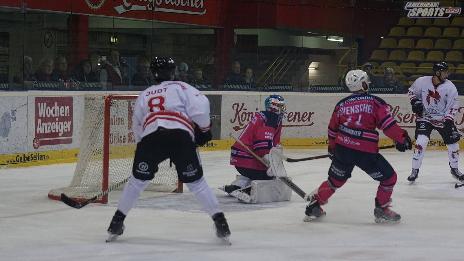 Oberliga Eishockey: Füchse Duisburg vs. Hannover Scorpions 5:3 07.10.2018