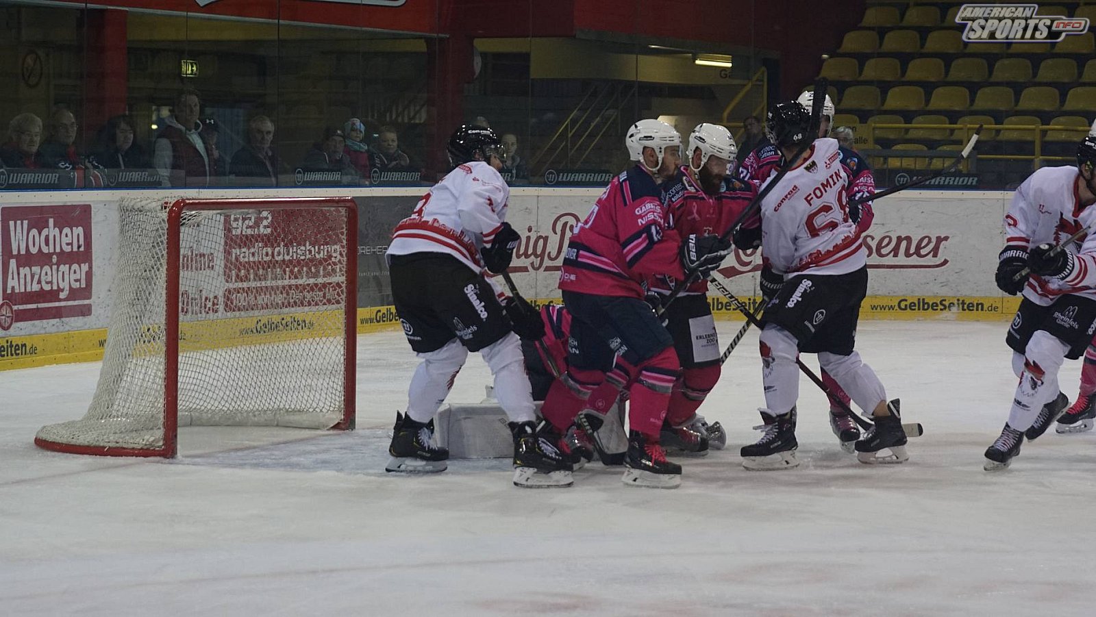 Oberliga Eishockey: Füchse Duisburg vs. Hannover Scorpions 5:3 07.10.2018