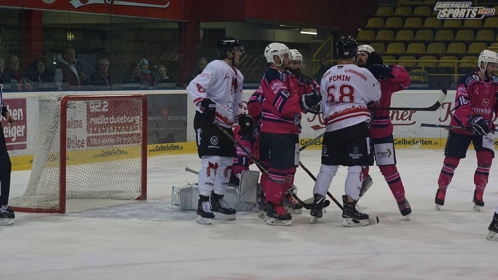 Oberliga Eishockey: Füchse Duisburg vs. Hannover Scorpions 5:3 07.10.2018