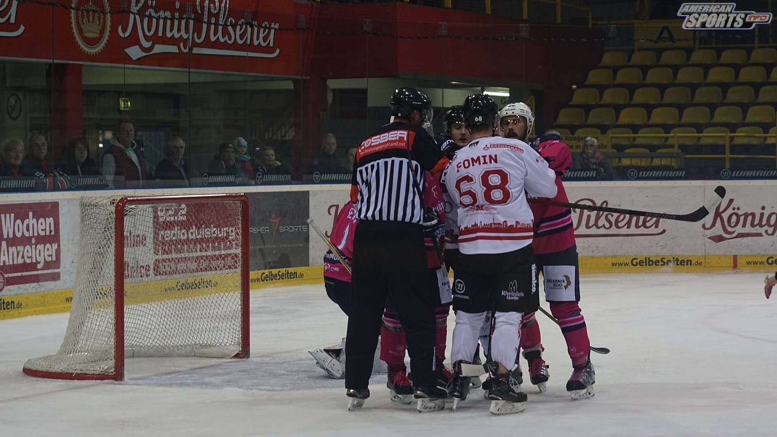 Oberliga Eishockey: Füchse Duisburg vs. Hannover Scorpions 5:3 07.10.2018