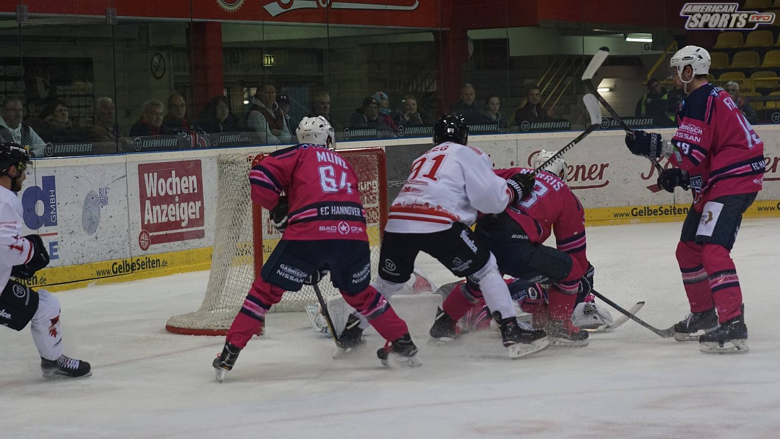 Oberliga Eishockey: Füchse Duisburg vs. Hannover Scorpions 5:3 07.10.2018