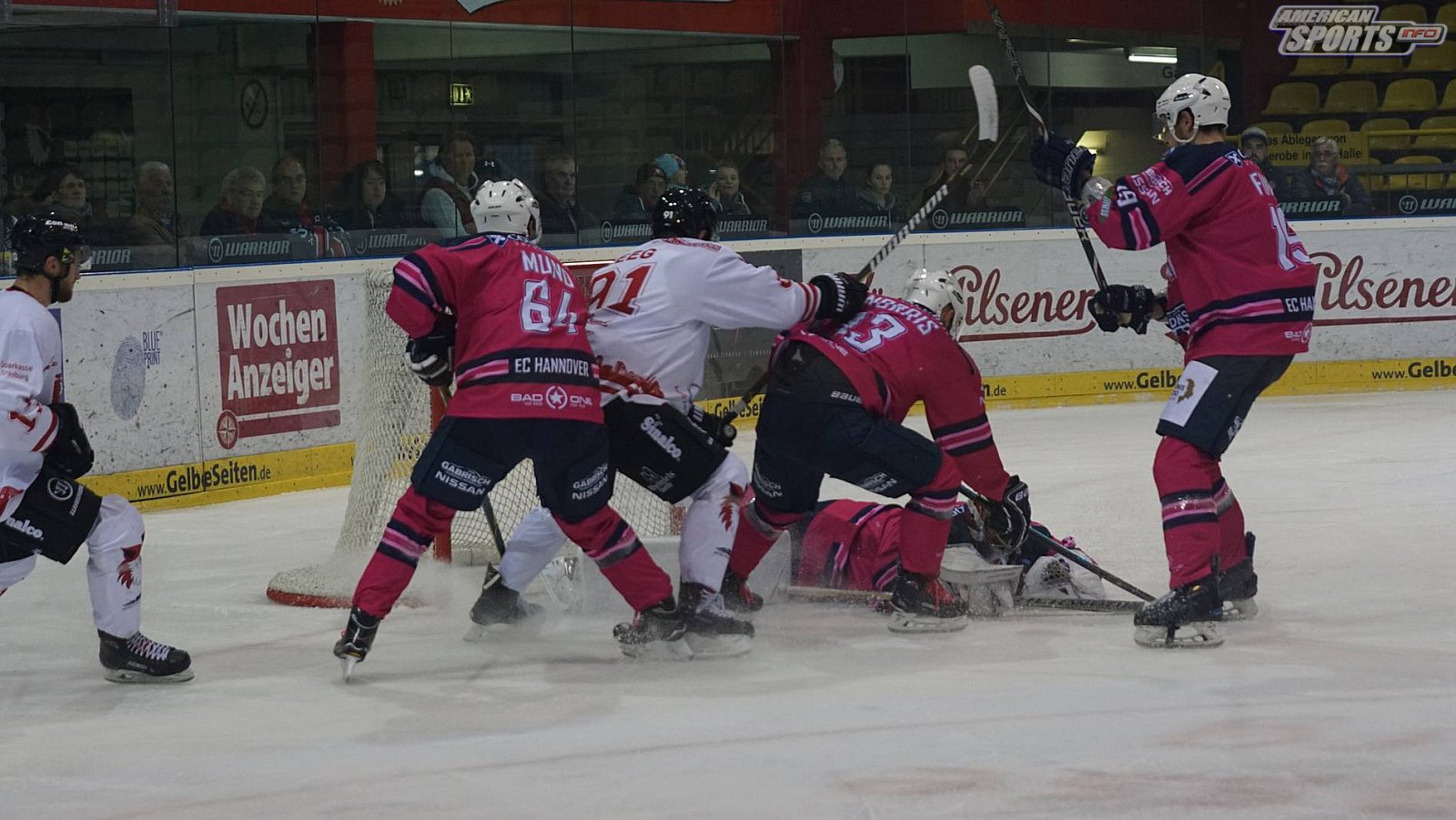 Oberliga Eishockey: Füchse Duisburg vs. Hannover Scorpions 5:3 07.10.2018