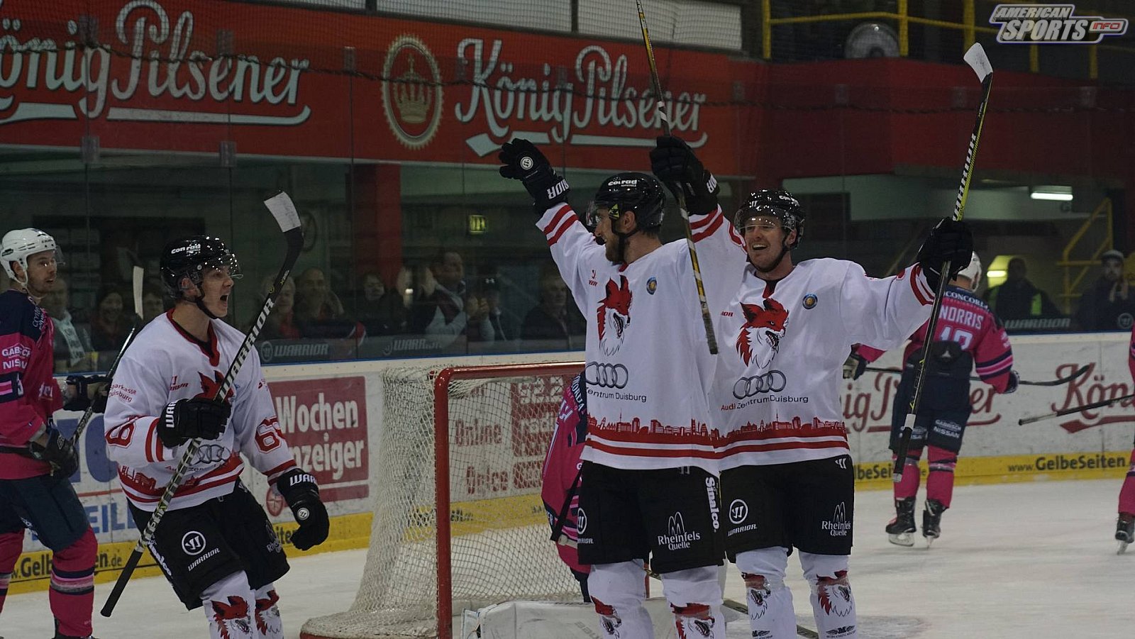 Oberliga Eishockey: Füchse Duisburg vs. Hannover Scorpions 5:3 07.10.2018