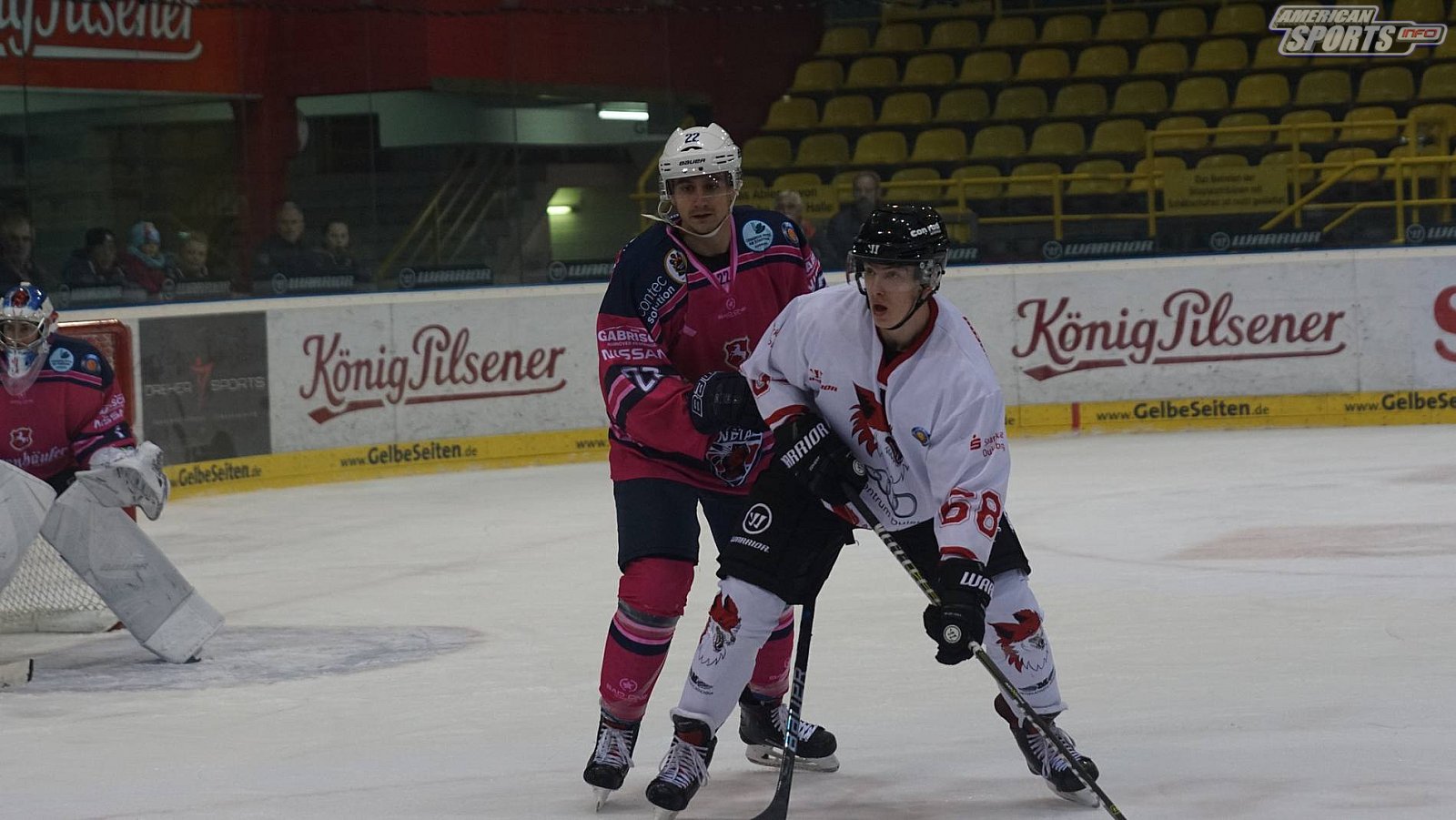 Oberliga Eishockey: Füchse Duisburg vs. Hannover Scorpions 5:3 07.10.2018