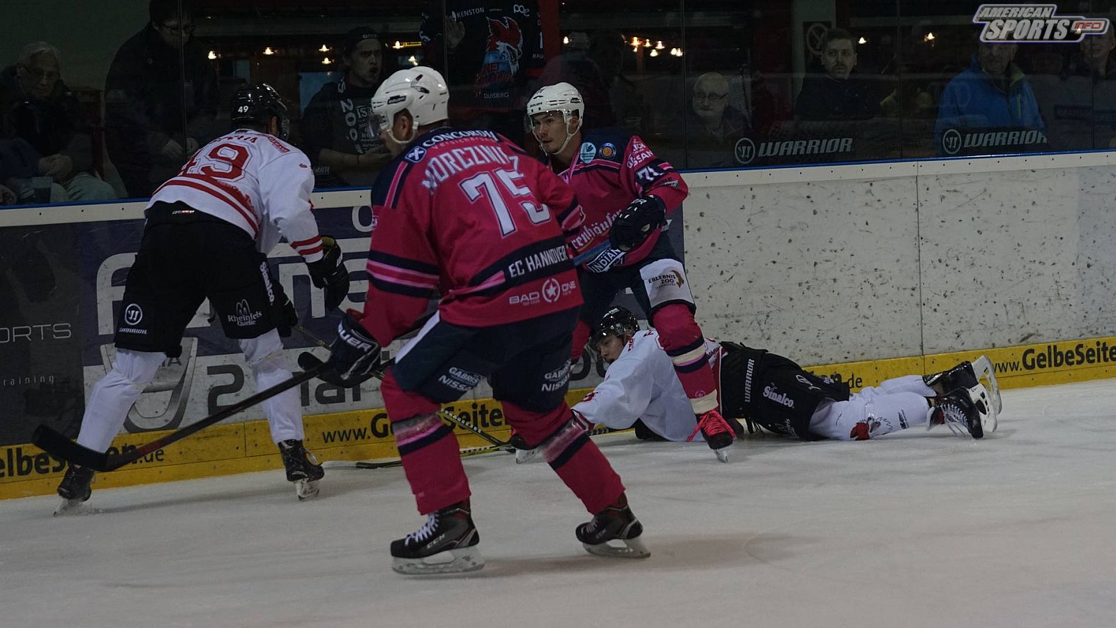 Oberliga Eishockey: Füchse Duisburg vs. Hannover Scorpions 5:3 07.10.2018