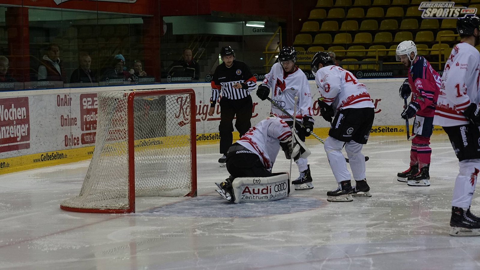 Oberliga Eishockey: Füchse Duisburg vs. Hannover Scorpions 5:3 07.10.2018