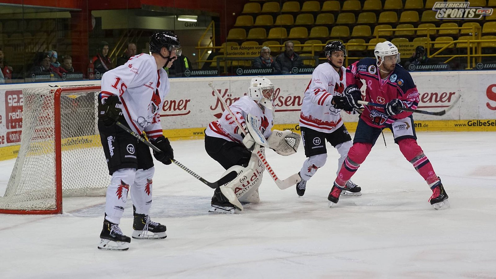 Oberliga Eishockey: Füchse Duisburg vs. Hannover Scorpions 5:3 07.10.2018
