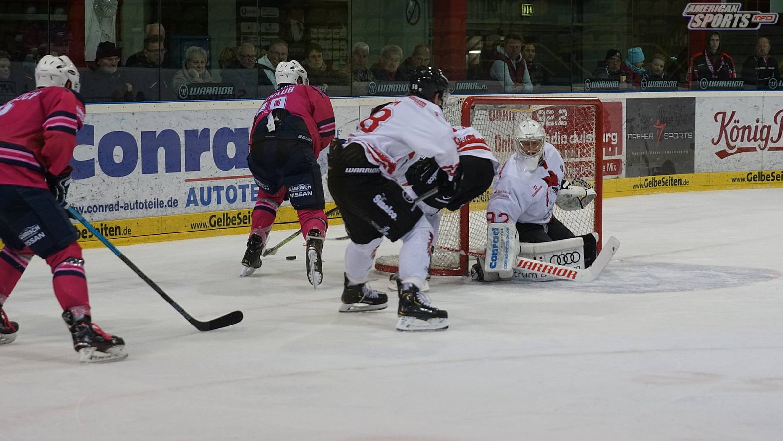 Oberliga Eishockey: Füchse Duisburg vs. Hannover Scorpions 5:3 07.10.2018