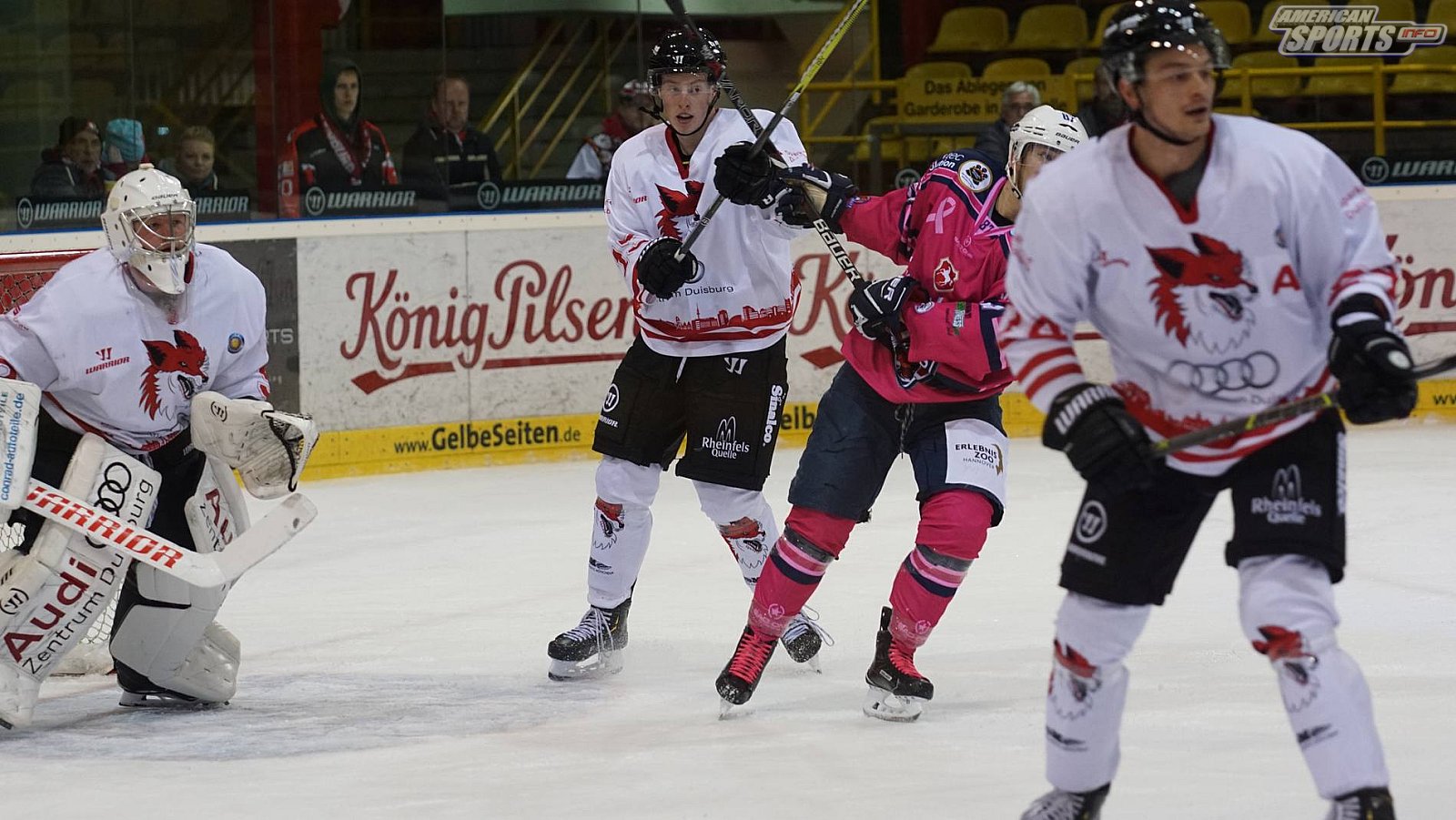 Oberliga Eishockey: Füchse Duisburg vs. Hannover Scorpions 5:3 07.10.2018