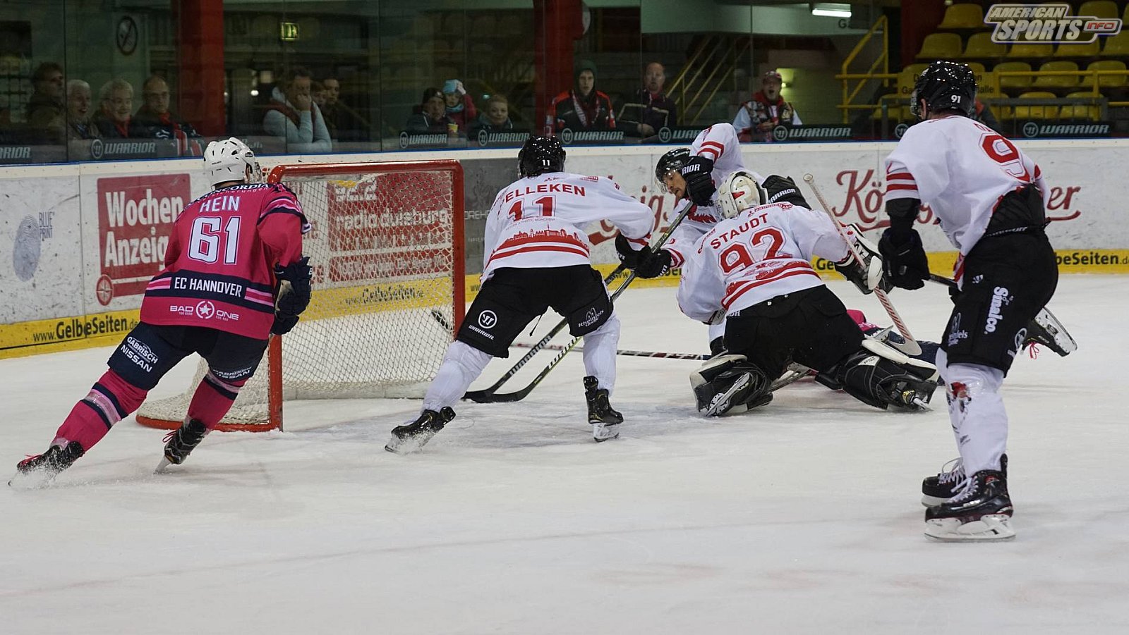Oberliga Eishockey: Füchse Duisburg vs. Hannover Scorpions 5:3 07.10.2018