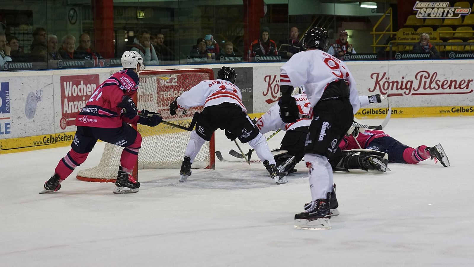 Oberliga Eishockey: Füchse Duisburg vs. Hannover Scorpions 5:3 07.10.2018
