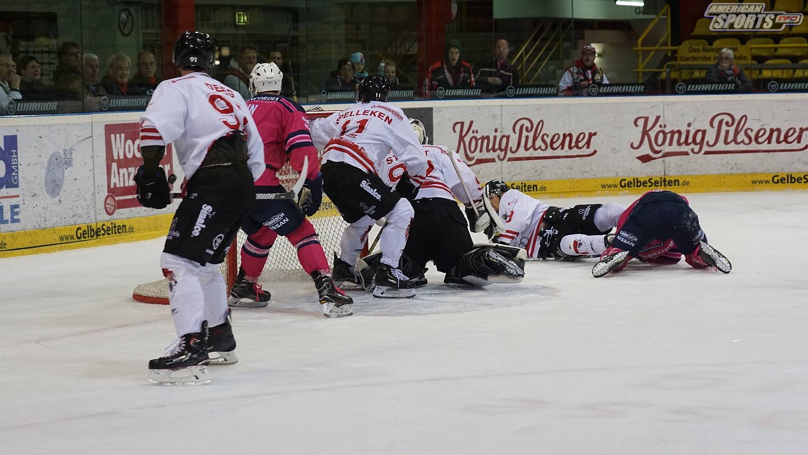 Oberliga Eishockey: Füchse Duisburg vs. Hannover Scorpions 5:3 07.10.2018