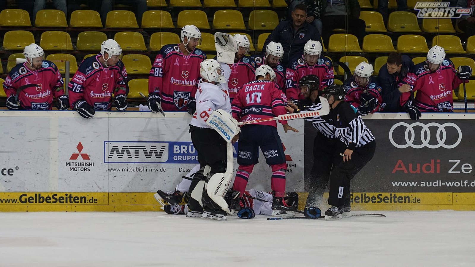 Oberliga Eishockey: Füchse Duisburg vs. Hannover Scorpions 5:3 07.10.2018