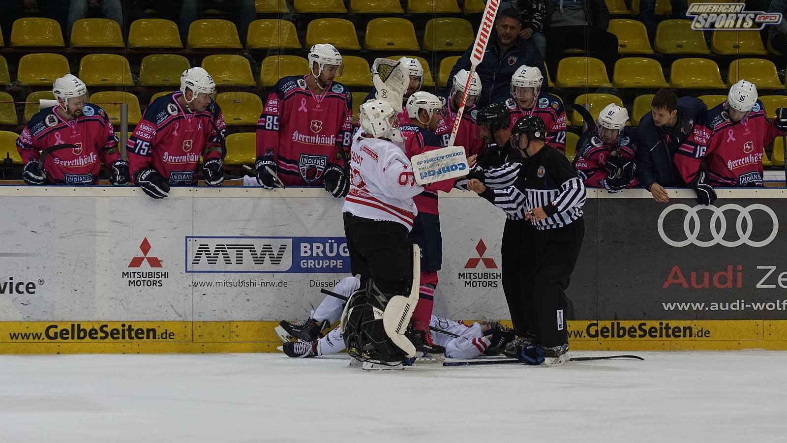 Oberliga Eishockey: Füchse Duisburg vs. Hannover Scorpions 5:3 07.10.2018