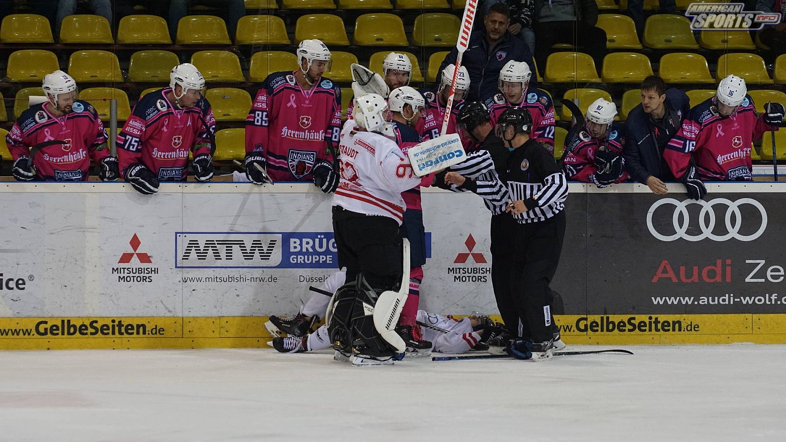 Oberliga Eishockey: Füchse Duisburg vs. Hannover Scorpions 5:3 07.10.2018