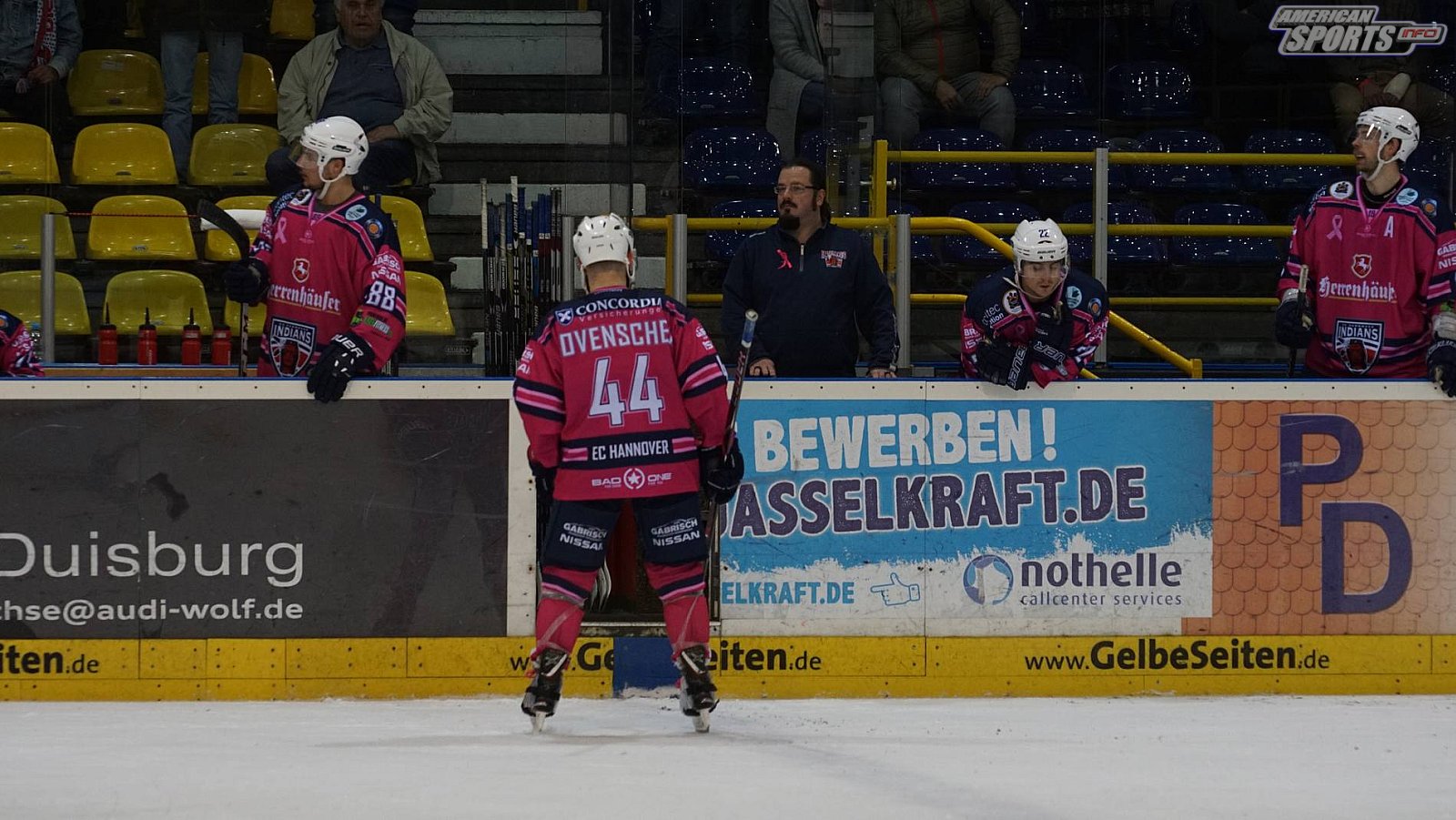Oberliga Eishockey: Füchse Duisburg vs. Hannover Scorpions 5:3 07.10.2018