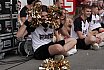 Die Cheerleader beim Spiel Rhein Fire vs Cologne Centurions am 23.07.2023