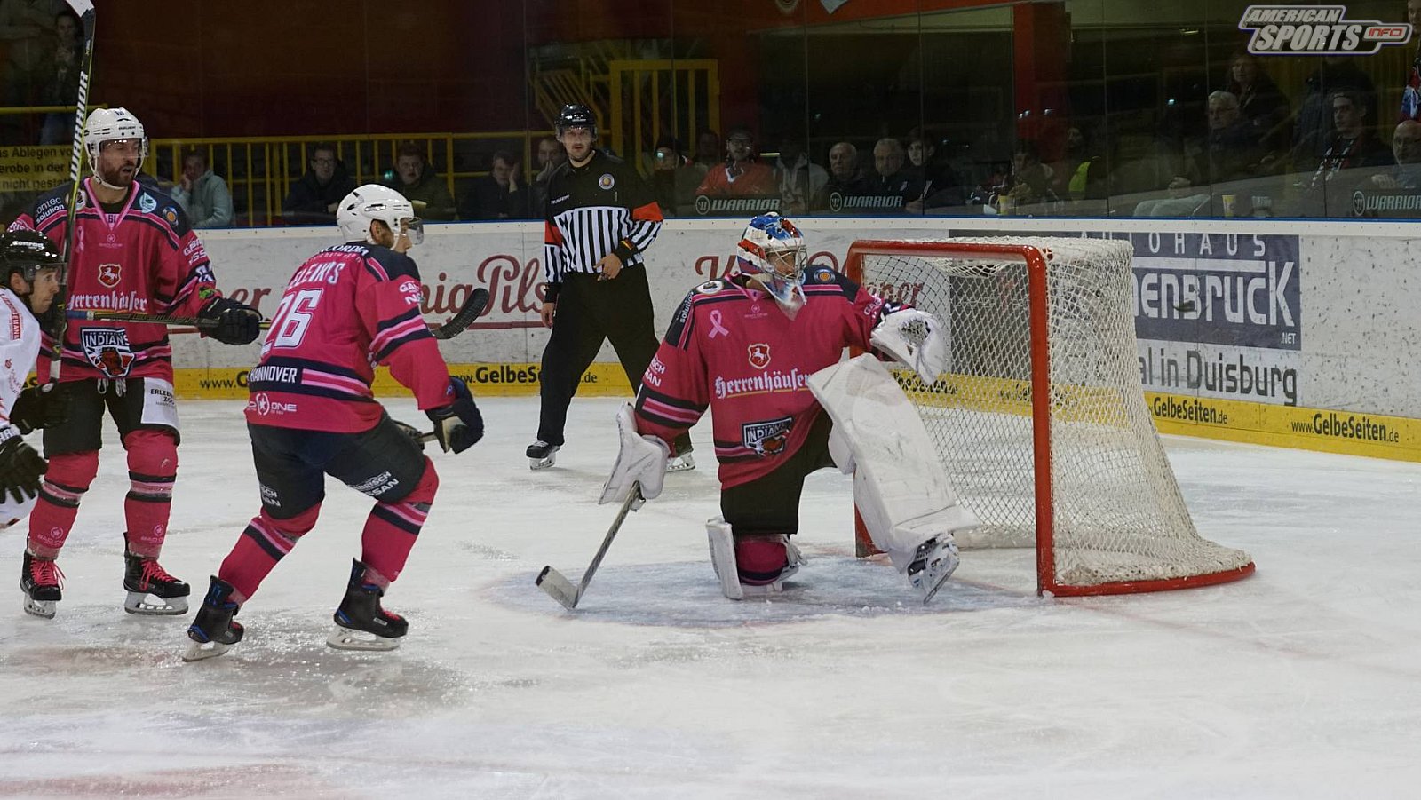 Oberliga Eishockey: Füchse Duisburg vs. Hannover Scorpions 5:3 07.10.2018