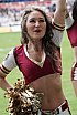 Die Cheerleader beim Spiel Rhein Fire vs Cologne Centurions am 23.07.2023