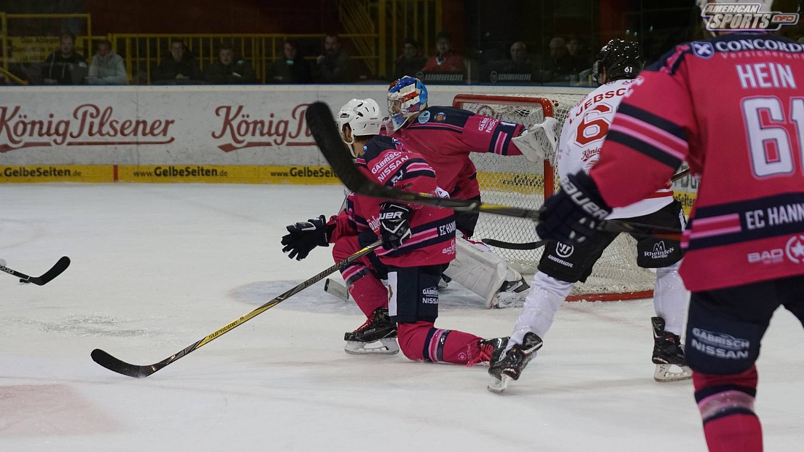 Oberliga Eishockey: Füchse Duisburg vs. Hannover Scorpions 5:3 07.10.2018