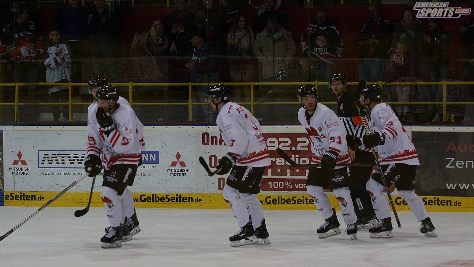 Oberliga Eishockey: Füchse Duisburg vs. Hannover Scorpions 5:3 07.10.2018