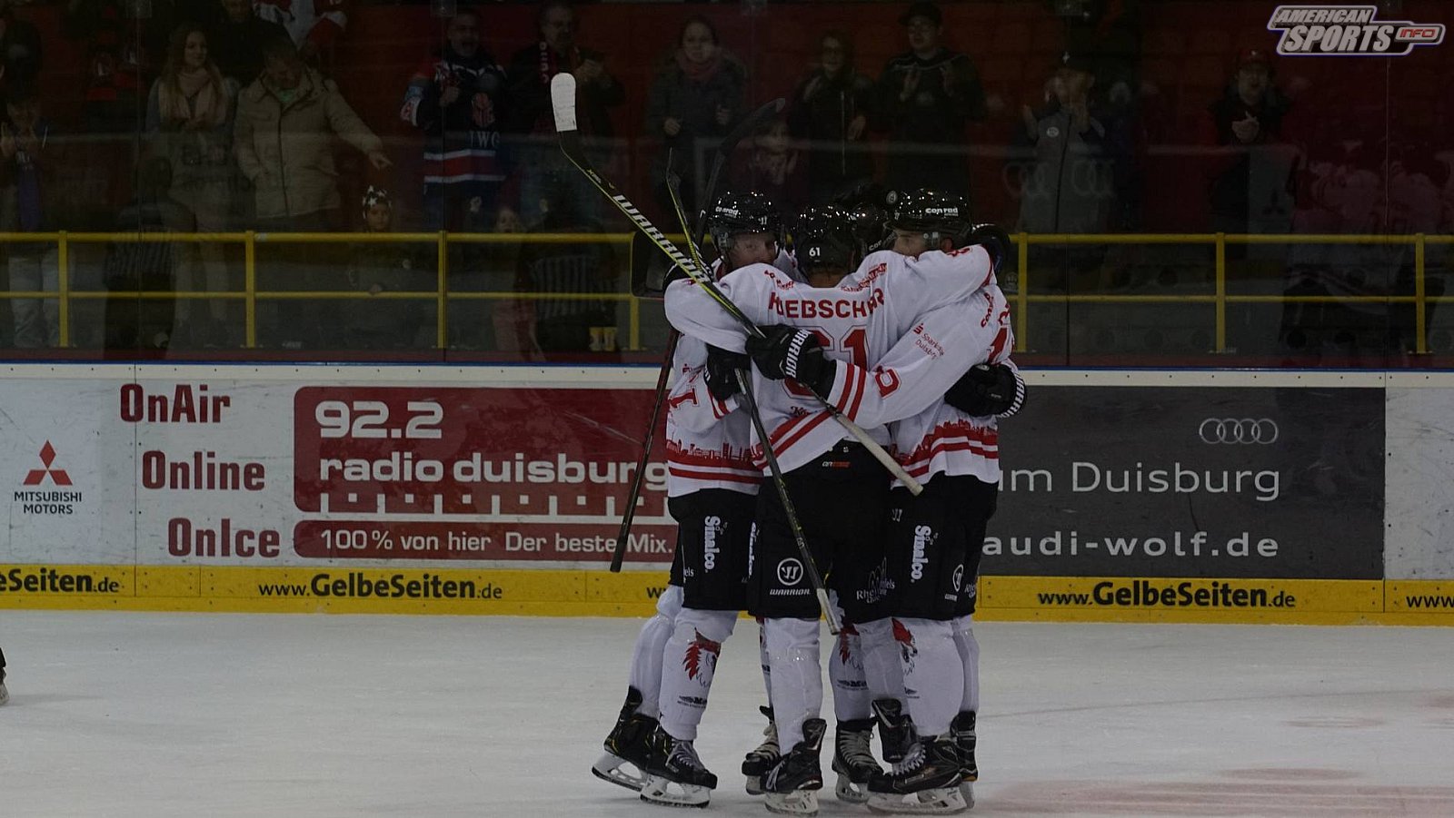 Oberliga Eishockey: Füchse Duisburg vs. Hannover Scorpions 5:3 07.10.2018